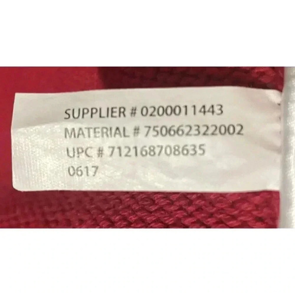 Chaps Ralph Lauren Red Long Sleeve Crew Neck Pullover Cotton Sweater Men’s XL - Picture 5 of 7